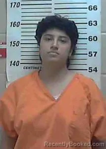 Mugshot of Alondra Nicole Reynaga booked in Colorado County, Texas on September 24, 2026