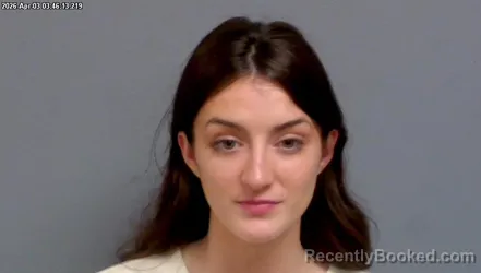 Mugshot of ASHLYN FAITH SCHENCK booked in Payne County, Oklahoma on April 3, 2026