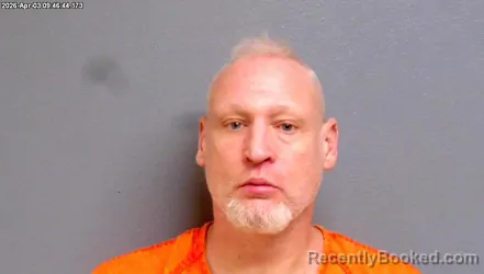 Mugshot of MARK ANTHONY MITCHELL booked in Payne County, Oklahoma on April 3, 2026