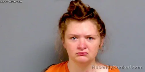 Mugshot of JAYLAH FAITH SHORT booked in Payne County, Oklahoma on April 23, 2026