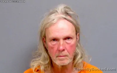 Mugshot of DONNIE DUANE ANDREWS booked in Payne County, Oklahoma on May 4, 2026