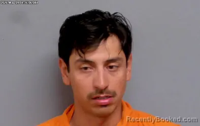 Mugshot of RUBEN ALEXIS SANCHEZ booked in Payne County, Oklahoma on May 9, 2026