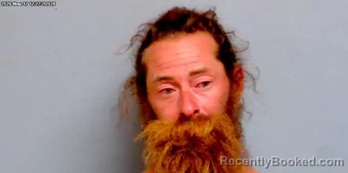 Mugshot of JONATHAN JAMES BURGANDINE booked in Payne County, Oklahoma on May 17, 2026