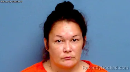 Mugshot of LEAH LAVENA HOXSIE booked in Payne County, Oklahoma on June 5, 2026