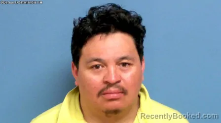 Mugshot of ALEXANDER FERNANDO AREVALO VELAQUEZ booked in Payne County, Oklahoma on June 12, 2026