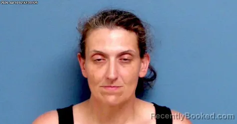 Mugshot of CINDI RENEE HARDING booked in Payne County, Oklahoma on July 10, 2026