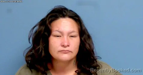 Mugshot of RIAN MEGAN ROLLINS booked in Payne County, Oklahoma on July 10, 2026