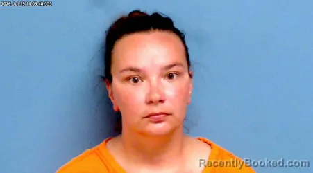 Mugshot of JESSICA LERAE JACOBS booked in Payne County, Oklahoma on July 19, 2026