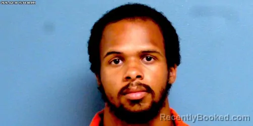 Mugshot of DARIAN ANDRES JOHNSON booked in Payne County, Oklahoma on July 30, 2026
