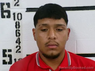 Mugshot of Jose Manuel Valdes Carrillo booked in Pittsburg County, Oklahoma on August 22, 2026