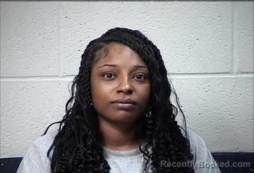 Mugshot of SADE NIAN CLARK booked in Pottawatomie County, Oklahoma on March 18, 2026