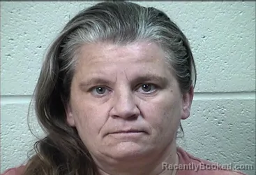 Mugshot of AMY MARIE ROBINSON booked in Pottawatomie County, Oklahoma on March 18, 2026