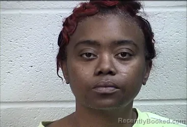 Mugshot of ERNESHA JANELLE HOUSTON booked in Pottawatomie County, Oklahoma on March 18, 2026