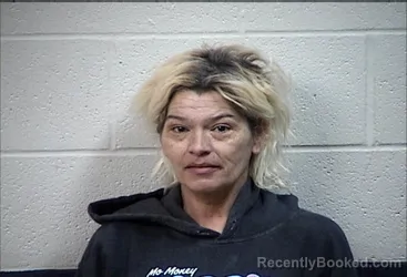 Mugshot of MISTY DAWN HUDSON booked in Pottawatomie County, Oklahoma on March 19, 2026