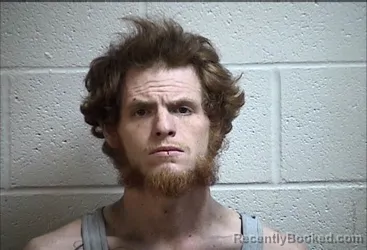 Mugshot of TREVIS CHANCE CADENA booked in Pottawatomie County, Oklahoma on March 19, 2026