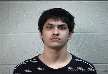 Mugshot of NOAH SCOTT SANCHEZ booked in Pottawatomie County, Oklahoma on March 20, 2026