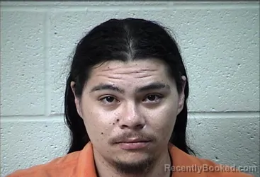 Mugshot of ISSAC VINCENT HARJO booked in Pottawatomie County, Oklahoma on March 20, 2026