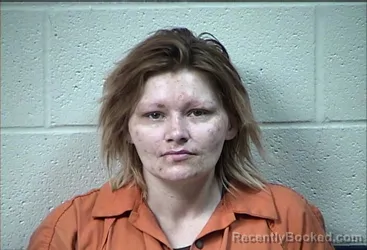 Mugshot of KENDRA LEANNE HUNT booked in Pottawatomie County, Oklahoma on March 23, 2026