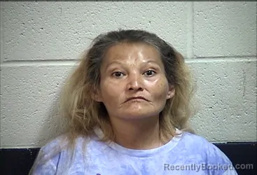 Mugshot of ALICE MARIE HARJO booked in Pottawatomie County, Oklahoma on April 25, 2026