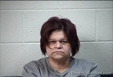 Mugshot of MELISSA DAWN UTLEY booked in Pottawatomie County, Oklahoma on May 7, 2026