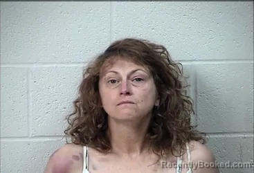 Mugshot of KELLY ANN JORDAN booked in Pottawatomie County, Oklahoma on May 8, 2026
