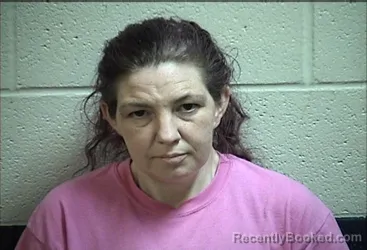 Mugshot of RACHAEL JAYE BARTON booked in Pottawatomie County, Oklahoma on June 13, 2026