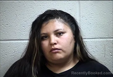 Mugshot of ANGEL MAREE HARTLEY booked in Pottawatomie County, Oklahoma on June 14, 2026
