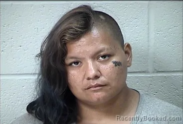 Mugshot of CYNTHIA CAYLIN TIGER booked in Pottawatomie County, Oklahoma on July 8, 2026