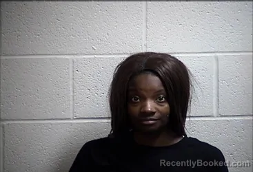 Mugshot of AYANA HARISSE SAMUELS booked in Pottawatomie County, Oklahoma on July 14, 2026