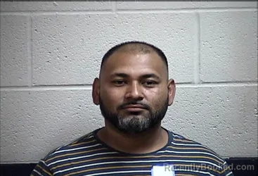 Mugshot of FRANKLIN REYES-GOMEZ booked in Pottawatomie County, Oklahoma on July 16, 2026