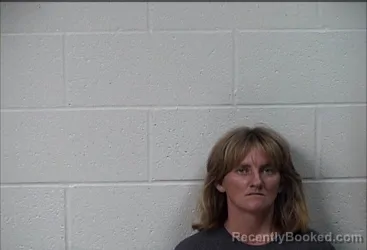 Mugshot of April Sueann Cantrell booked in Pottawatomie County, Oklahoma on July 27, 2026