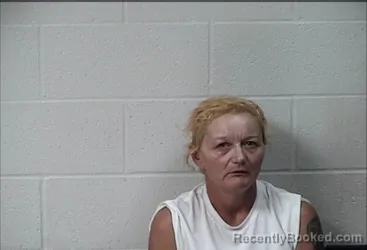Mugshot of Jeanne Michelle Moore booked in Pottawatomie County, Oklahoma on July 27, 2026