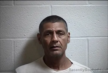 Mugshot of David Mendoza Gonzales booked in Pottawatomie County, Oklahoma on July 27, 2026