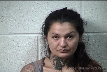 Mugshot of ALEXIA SARANDA MOORE booked in Pottawatomie County, Oklahoma on August 2, 2026