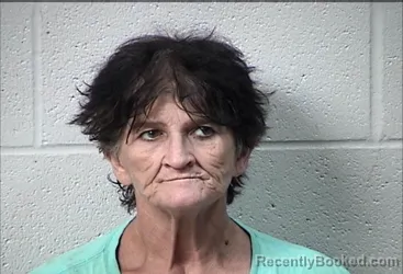 Mugshot of RITA SUE GREEN booked in Pottawatomie County, Oklahoma on August 3, 2026