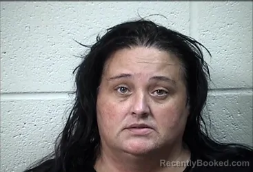 Mugshot of Deborah Kaye Tungate booked in Pottawatomie County, Oklahoma on August 6, 2026