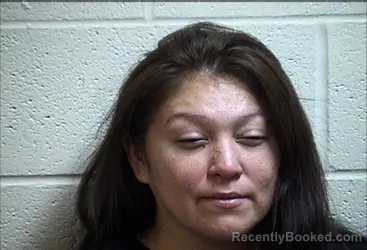 Mugshot of Krystal Elizebeth Delaware booked in Pottawatomie County, Oklahoma on August 6, 2026