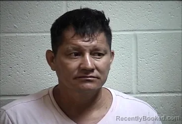 Mugshot of Jesus Sanchez Ortega booked in Pottawatomie County, Oklahoma on August 24, 2026