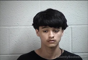 Mugshot of Kaden Jace Harjo booked in Pottawatomie County, Oklahoma on August 26, 2026
