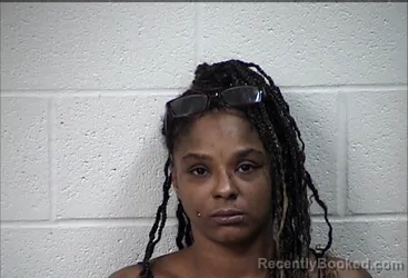 Mugshot of Shantoria Deshon Helen Jordan booked in Pottawatomie County, Oklahoma on August 27, 2026