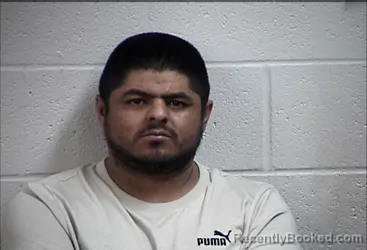 Mugshot of Alfredo Coronel Bias booked in Pottawatomie County, Oklahoma on August 31, 2026