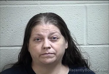 Mugshot of Angela Kay Reinhardt booked in Pottawatomie County, Oklahoma on September 7, 2026
