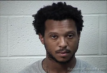 Mugshot of Deontray Raymond Johnson booked in Pottawatomie County, Oklahoma on September 8, 2026
