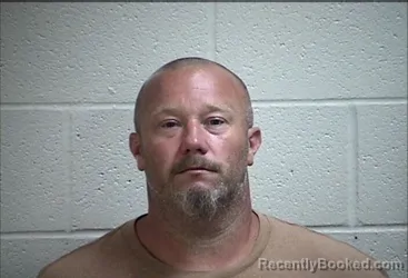Mugshot of Jeremy Paul Richardson booked in Pottawatomie County, Oklahoma on September 14, 2026