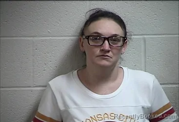 Mugshot of Ashlie Dawn Guzman booked in Pottawatomie County, Oklahoma on October 25, 2026