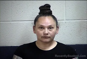 Mugshot of Winter  Buffalo Girl Frances Simmons booked in Pottawatomie County, Oklahoma on October 25, 2026