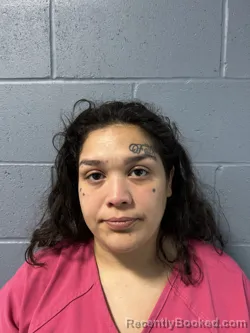 Mugshot of AIMEE LEREA HERNANDEZ booked in Rogers County, Oklahoma on March 28, 2026