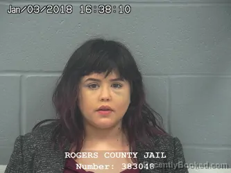 Mugshot of MCKENZIE LEIGH HOLDER booked in Rogers County, Oklahoma on March 30, 2026