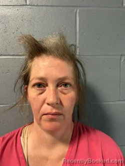 Mugshot of MEGAN LEAANN HODGES booked in Rogers County, Oklahoma on April 2, 2026