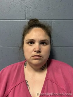 Mugshot of MEGAN ANN HOOD booked in Rogers County, Oklahoma on June 25, 2026